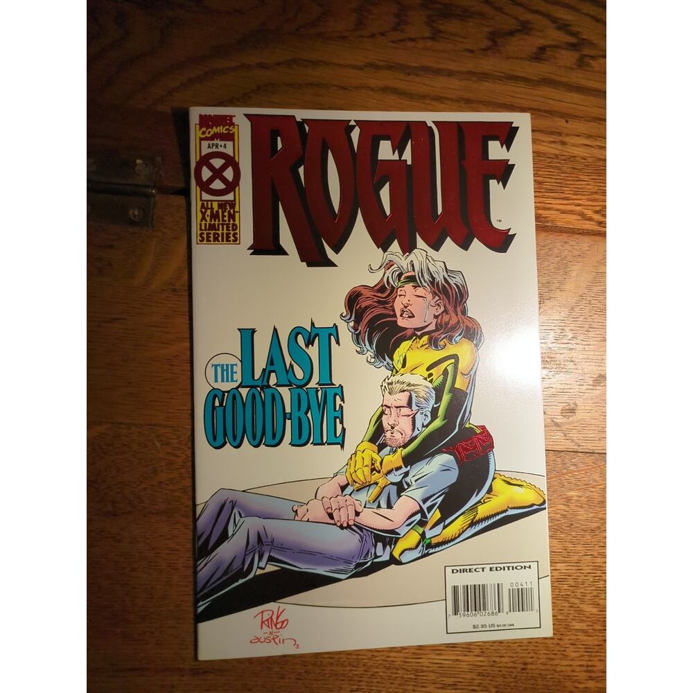 Marvel Comics X-Men Rogue The Last Good-Bye #4 April 1995 Direct Edition